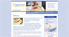Desktop Screenshot of metabusiness.com